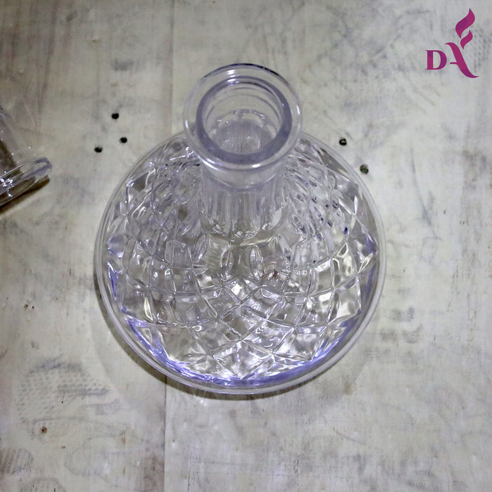 Shisha Flask DAH - Crystal Clear Cut 5