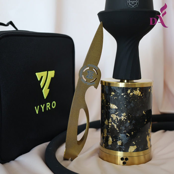 Shisha VYRO One - Carbon Forged Gold - Set VIP