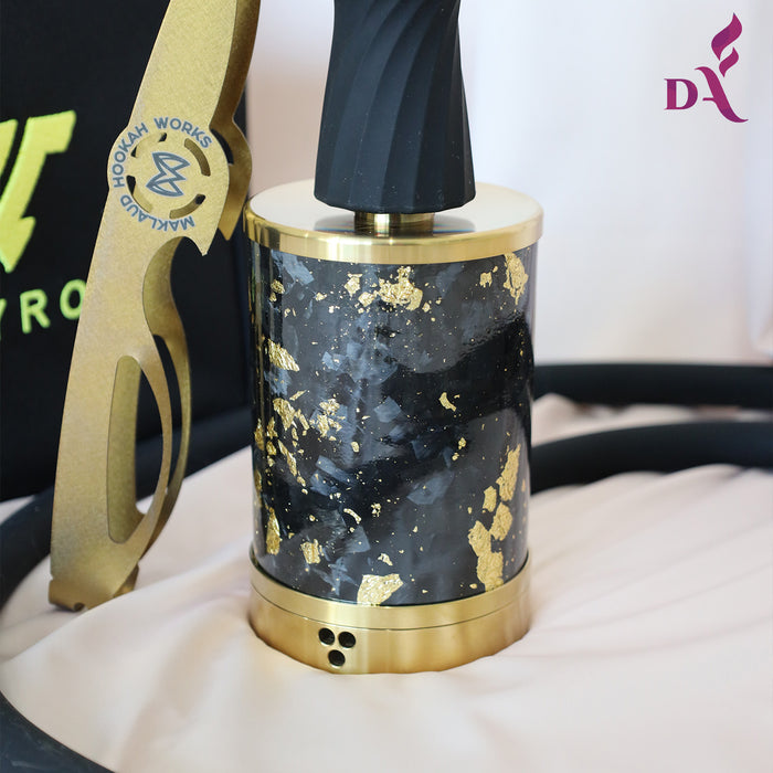 Shisha VYRO One - Carbon Forged Gold - Set VIP